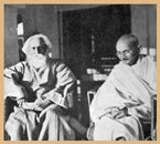 Tagore and Gandhi